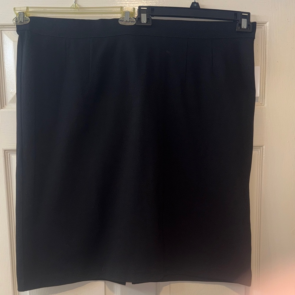 Elegant  Prescott New York Black Pencil Skirt for Women 4X